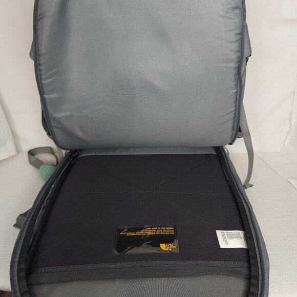 The North Face Surge Transit Backpack Gray/Aqua - Picture 9 of 11
